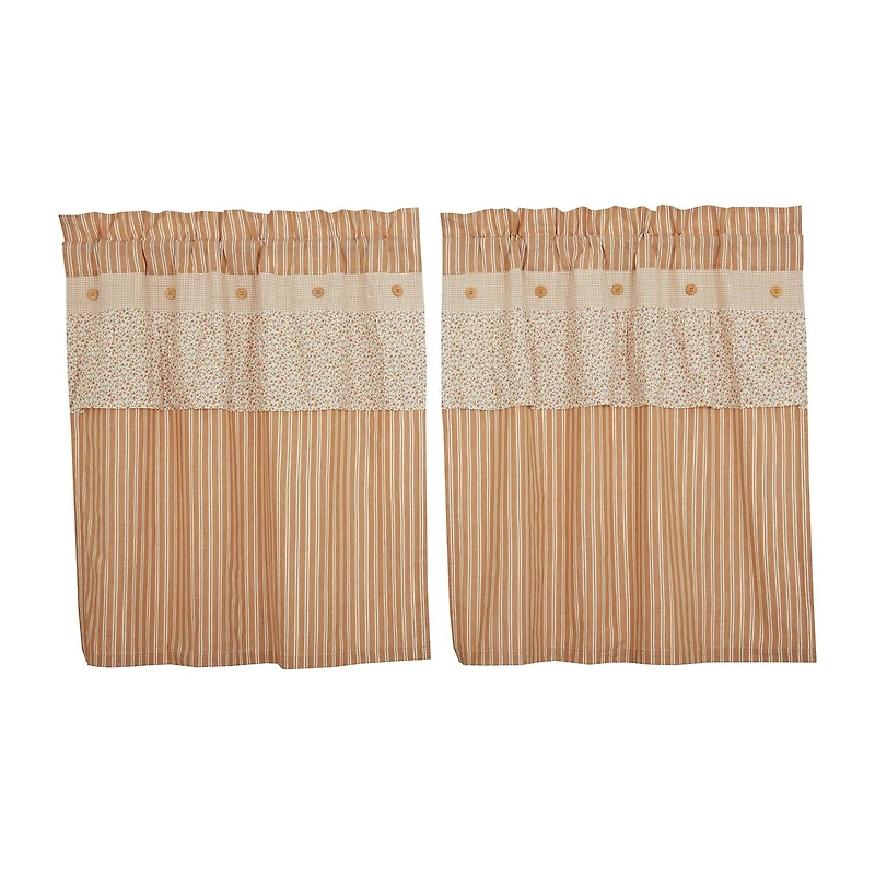 Vhc Brands Camilia 2-pc. Rod Pocket Window Tier