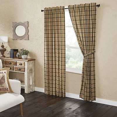 Vhc Brands Cider Mill Rod Pocket Light-Filtering Set of 2 Curtain Panel
