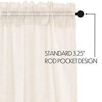 Vhc Brands Cotton Burlap Prairie Swag Rod Pocket Tailored Valance