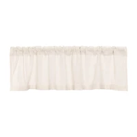 Vhc Brands Cotton Burlap Rod Pocket Tailored Valance