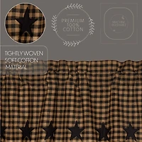 Vhc Brands Country Star Rod Pocket Blackout Single Curtain Panel