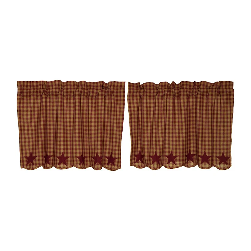 Vhc Brands Country Star 2-pc. Rod Pocket Window Tier