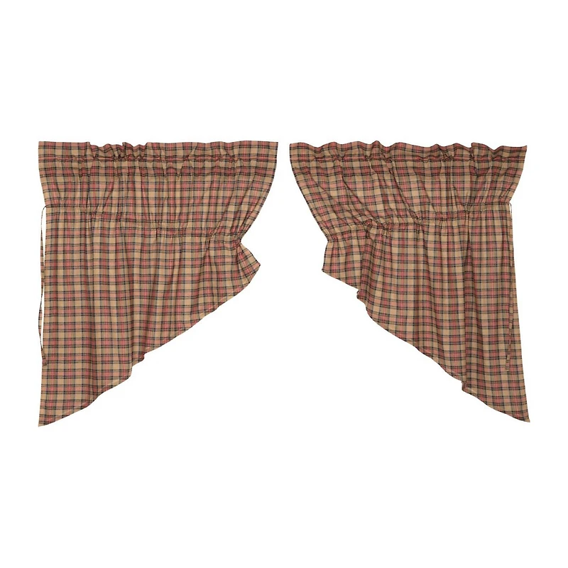 Vhc Brands Crosswoods Prairie Swag Rod Pocket Tailored Valance
