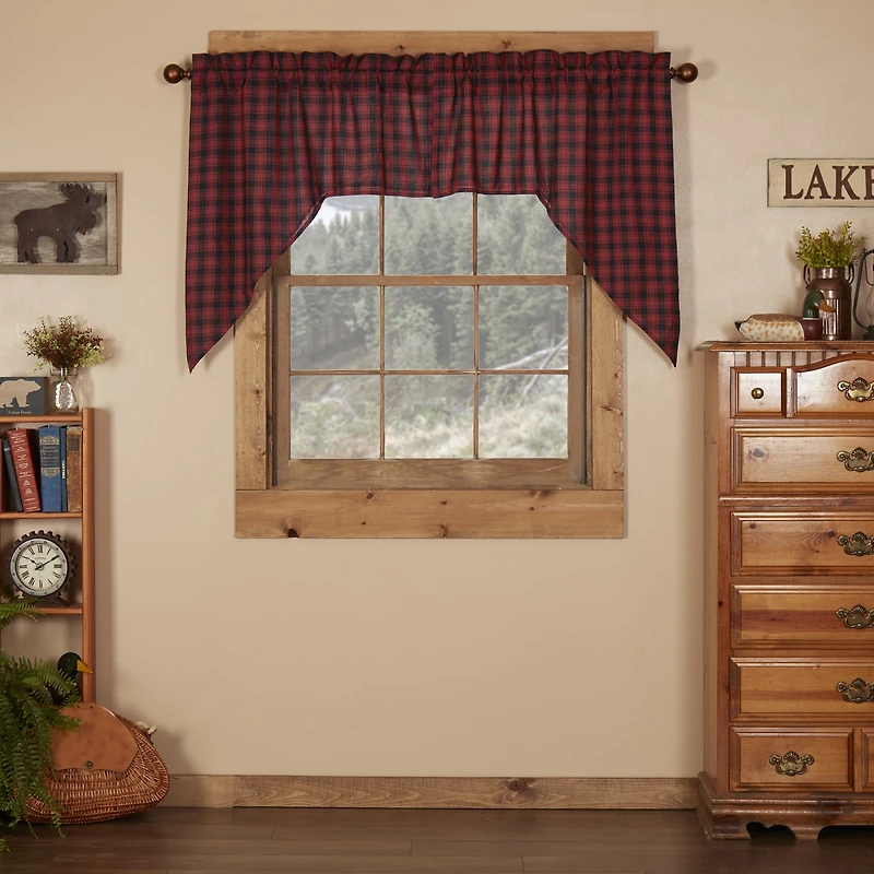 Vhc Brands Cumberland Swag Rod Pocket Tailored Valance