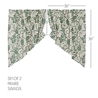 Vhc Brands Dorset Prairie Swag Rod Pocket Tailored Valance