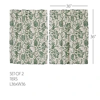 Vhc Brands Dorset 2-pc. Rod Pocket Window Tier
