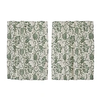 Vhc Brands Dorset 2-pc. Rod Pocket Window Tier