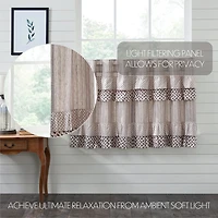 Vhc Brands Florette 2-pc. Rod Pocket Window Tier