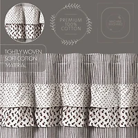 Vhc Brands Florette 2-pc. Rod Pocket Window Tier