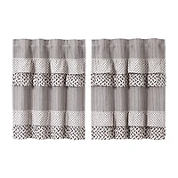 Vhc Brands Florette 2-pc. Rod Pocket Window Tier