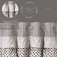 Vhc Brands Florette Rod Pocket Tailored Valance