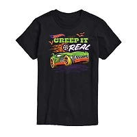Mens Short Sleeve Hot Wheels Graphic T-Shirt
