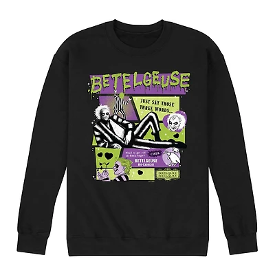 Mens Long Sleeve Beetlejuice Sweatshirt