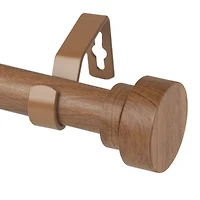 Rod Desyne 1" Metal Faux Wood 2-pc. Curtain Brackets
