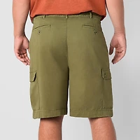 St. John's Bay Comfort Waist 10" & 11"  Mens Big and Tall Stretch Fabric Cargo Short