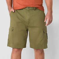 St. John's Bay Comfort Waist 10" & 11"  Mens Big and Tall Stretch Fabric Cargo Short