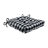 Achim Buffalo Check Tufted Dining Cushion