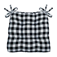 Achim Buffalo Check Tufted Dining Cushion