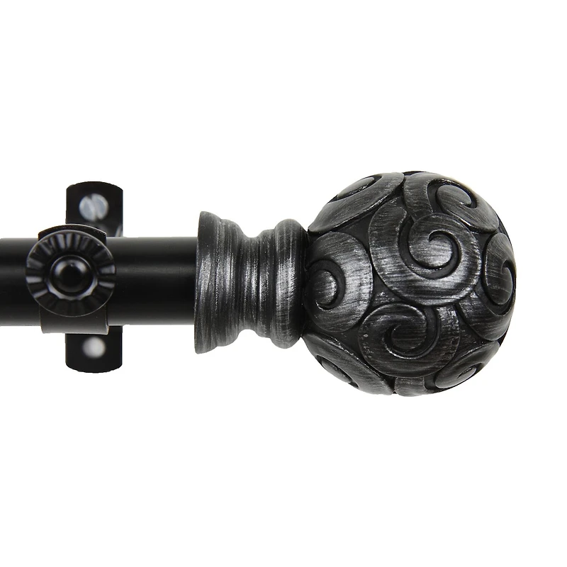 Rod Desyne Bonbon 13/16" Adjustable Curtain