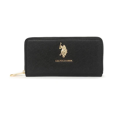 U.S. Polo Assn. Large Zip Around Womens Wallet