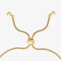 Disney Classics Unisex Adult Crystal 18K Gold Over Brass Mickey Mouse Bolo Bracelet