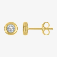 Yes, Please! (G-H, Si2-I1) Womens 1/10 CT. T.W. Lab Grown White Diamond 14K Gold Over Silver 2-pc. Jewelry Set