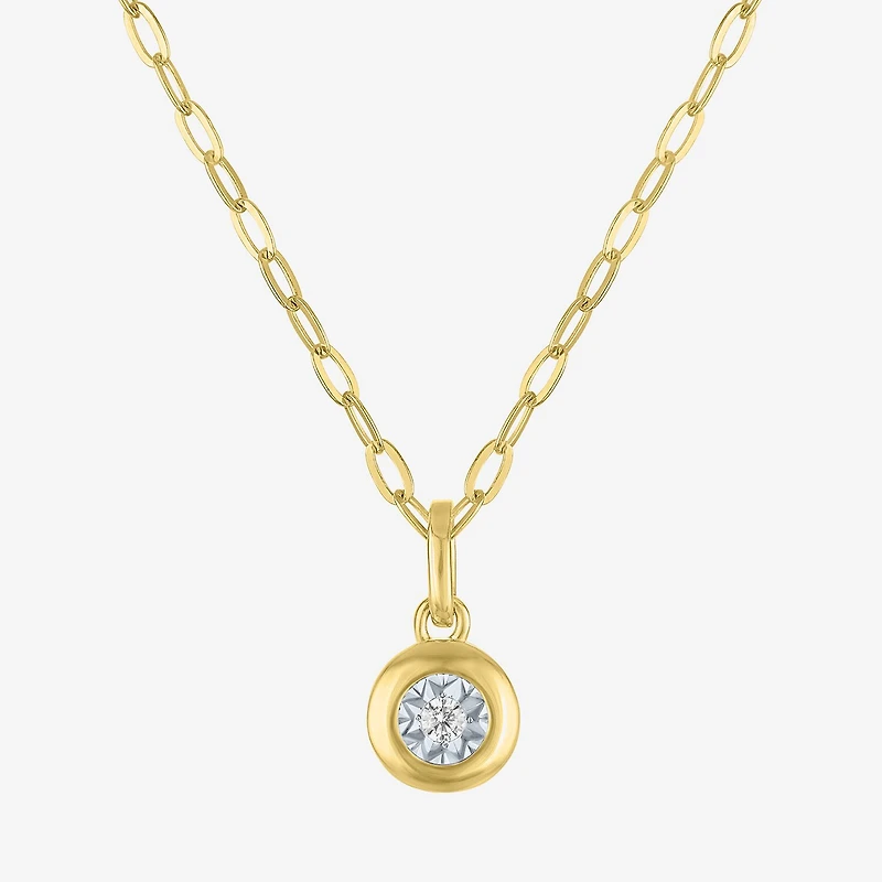 Yes, Please! (G-H, Si2-I1) Womens 1/10 CT. T.W. Lab Grown White Diamond 14K Gold Over Silver 2-pc. Jewelry Set
