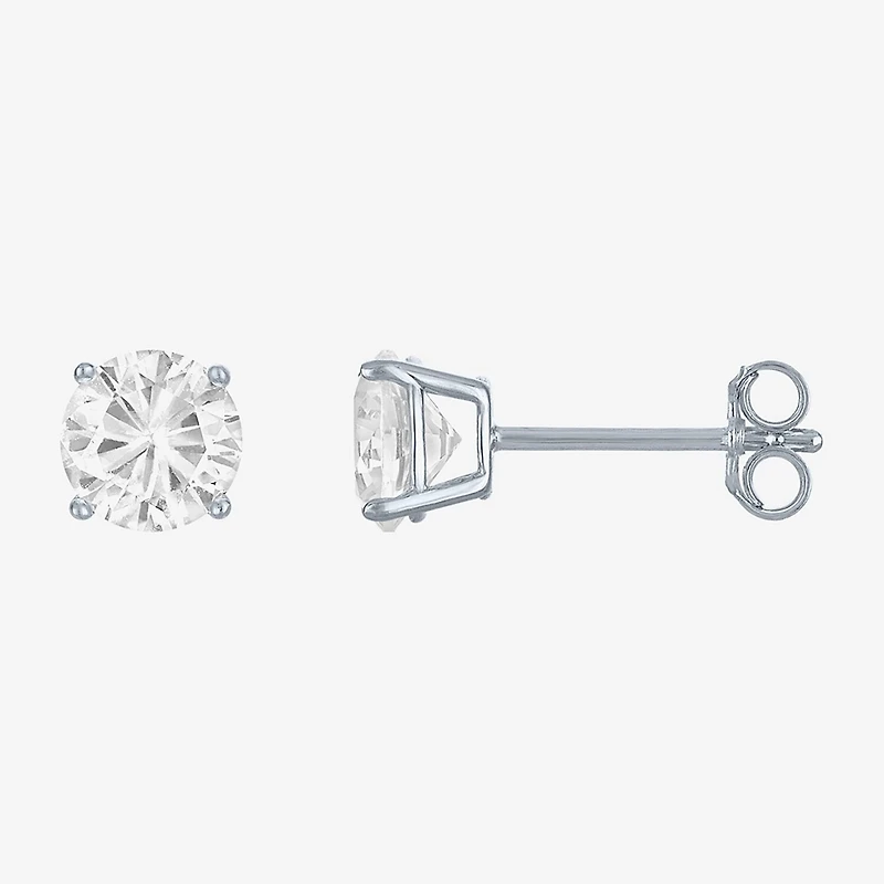 Yes, Please! Womens Lab Created White Sapphire Sterling Silver 4 Pair Jewelry Set
