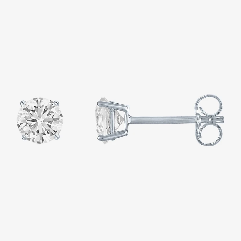 Yes, Please! Womens Lab Created White Sapphire Sterling Silver 3 Pair Jewelry Set