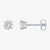 Yes, Please! Womens Lab Created White Sapphire Sterling Silver 3 Pair Jewelry Set