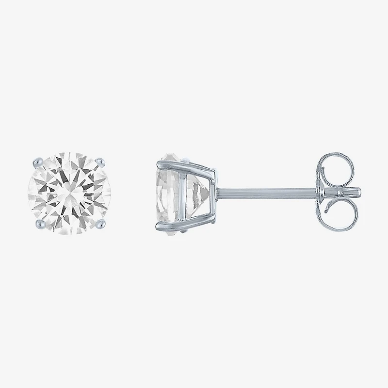 Yes, Please! Womens Lab Created White Sapphire Sterling Silver 3 Pair Jewelry Set