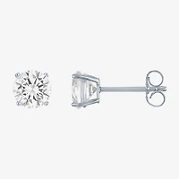 Yes, Please! Womens Lab Created White Sapphire Sterling Silver 3 Pair Jewelry Set