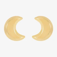 Limited Quantities! Kids 14K Gold 6.5mm Moon Stud Earrings