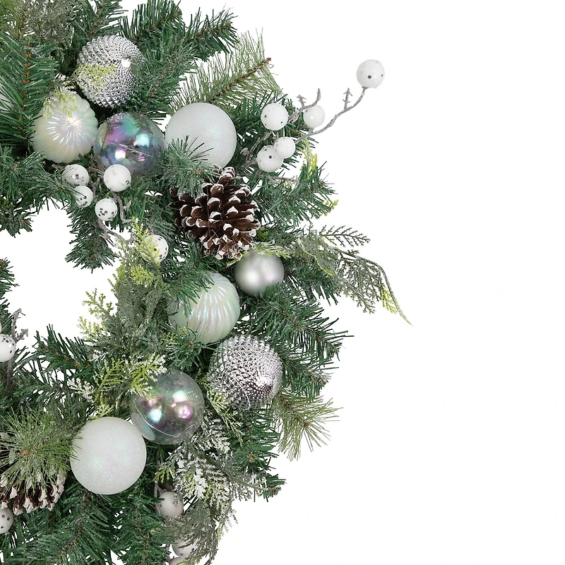 Northlight Pine Berry And Ornament Wreath