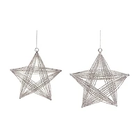 Northlight D Wire Frame Star 2-pc. Christmas Ornament