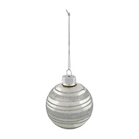 Northlight Silver Ball 4-pc. Christmas Ornament