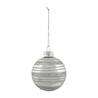 Northlight Silver Ball 4-pc. Christmas Ornament