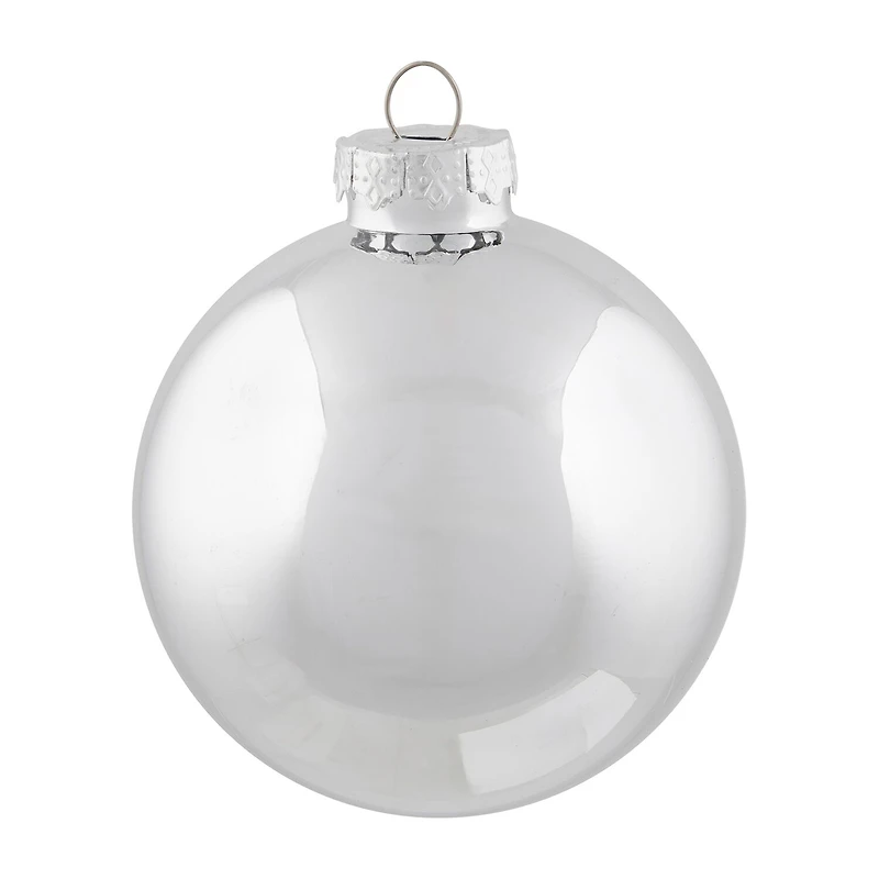 Northlight Silver And Matte Ball 6-pc. Christmas Ornament