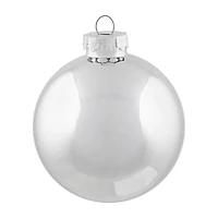 Northlight Silver And Matte Ball 6-pc. Christmas Ornament