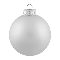 Northlight Silver And Matte Ball 6-pc. Christmas Ornament