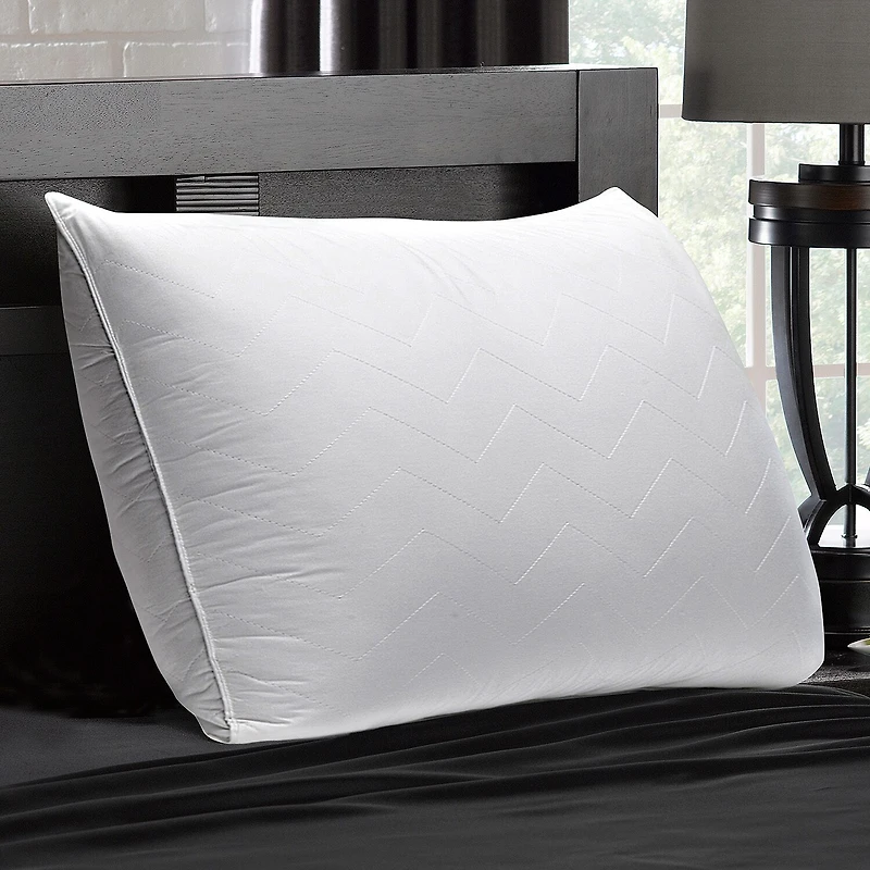 Ella Jayne 230 thread count Cotton Quilted Down Alternative Medium Density Pillow Set of 2