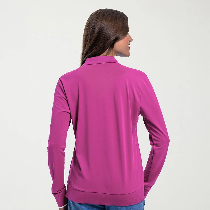 Antigua Fall 2025 Womens Long Sleeve Active Quarter-Zip Pullover