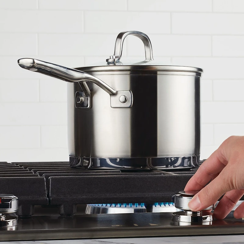 Kitchen Aid Stainless Steel 3-Ply Base 3-qt. Covered Sauce Pan