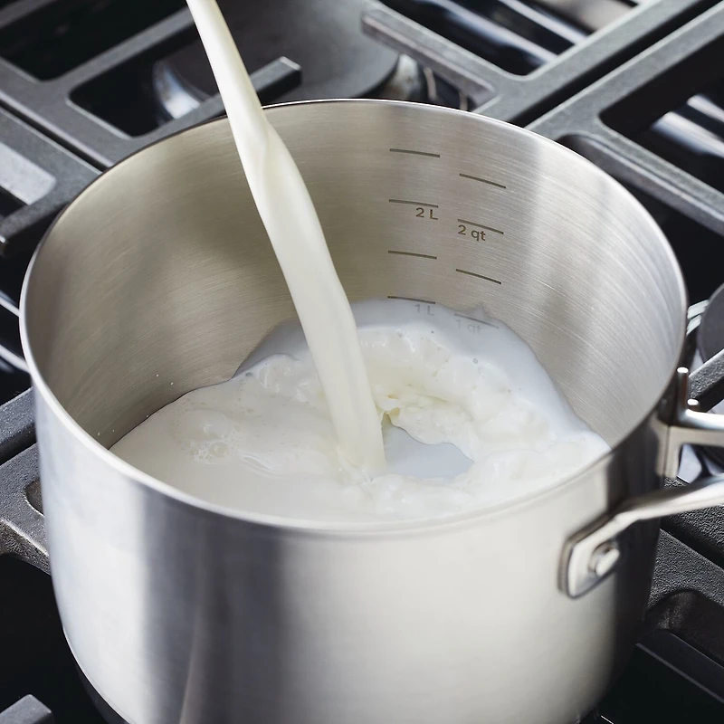 Kitchen Aid Stainless Steel 3-Ply Base 3-qt. Covered Sauce Pan