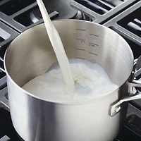 Kitchen Aid Stainless Steel 3-Ply Base 3-qt. Covered Sauce Pan