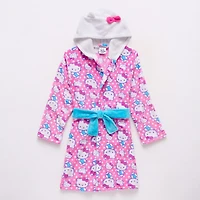 Girls Fleece Long Sleeve Knee Length Robe