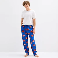 Mens Superman 1 Pair Pajama Pants