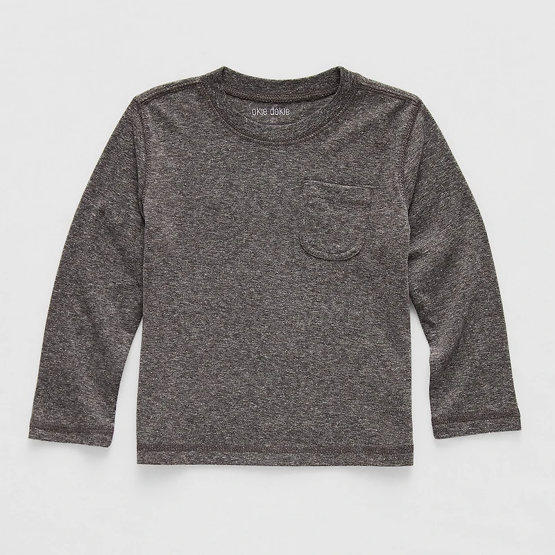Okie Dokie Boys Round Neck Long Sleeve T-Shirt