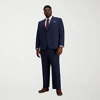 Haggar J.M. Haggar Mens Classic Fit Plaid Big and Tall Suit Jacket