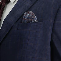 Haggar J.M. Haggar Mens Classic Fit Plaid Big and Tall Suit Jacket
